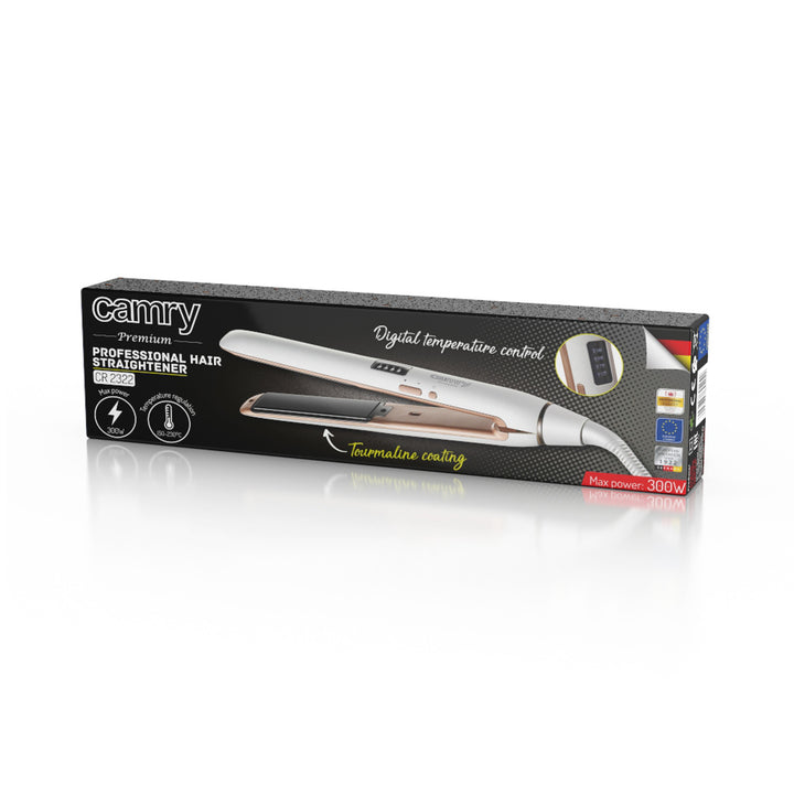 Camry CR 2322 piastra professionale per capelli in ceramica-tormalina