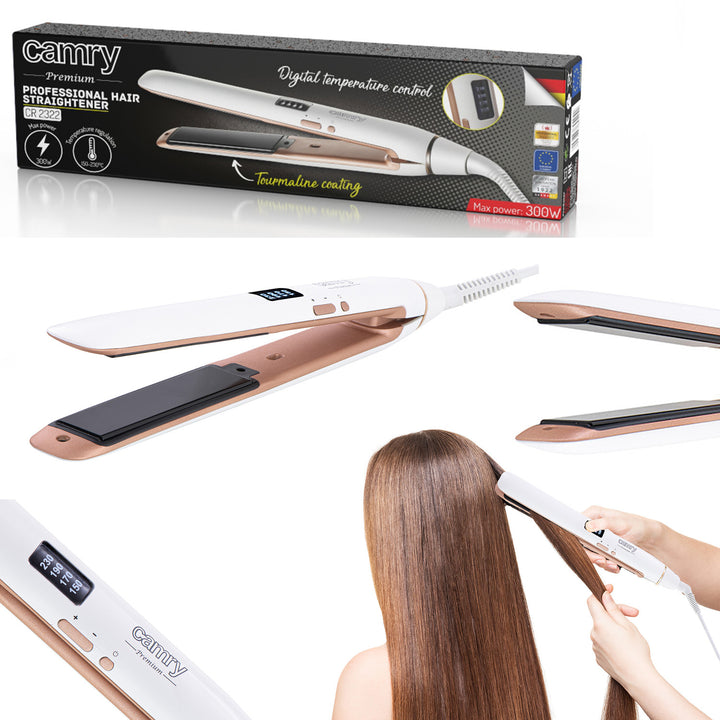 Camry CR 2322 piastra professionale per capelli in ceramica-tormalina