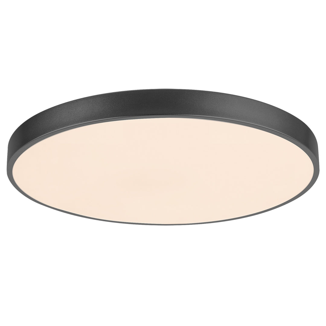 Plafoniera Tesia, ind. Ceil.LED 60W, nero,Diamtero 60cm - plafoniera a soffitto