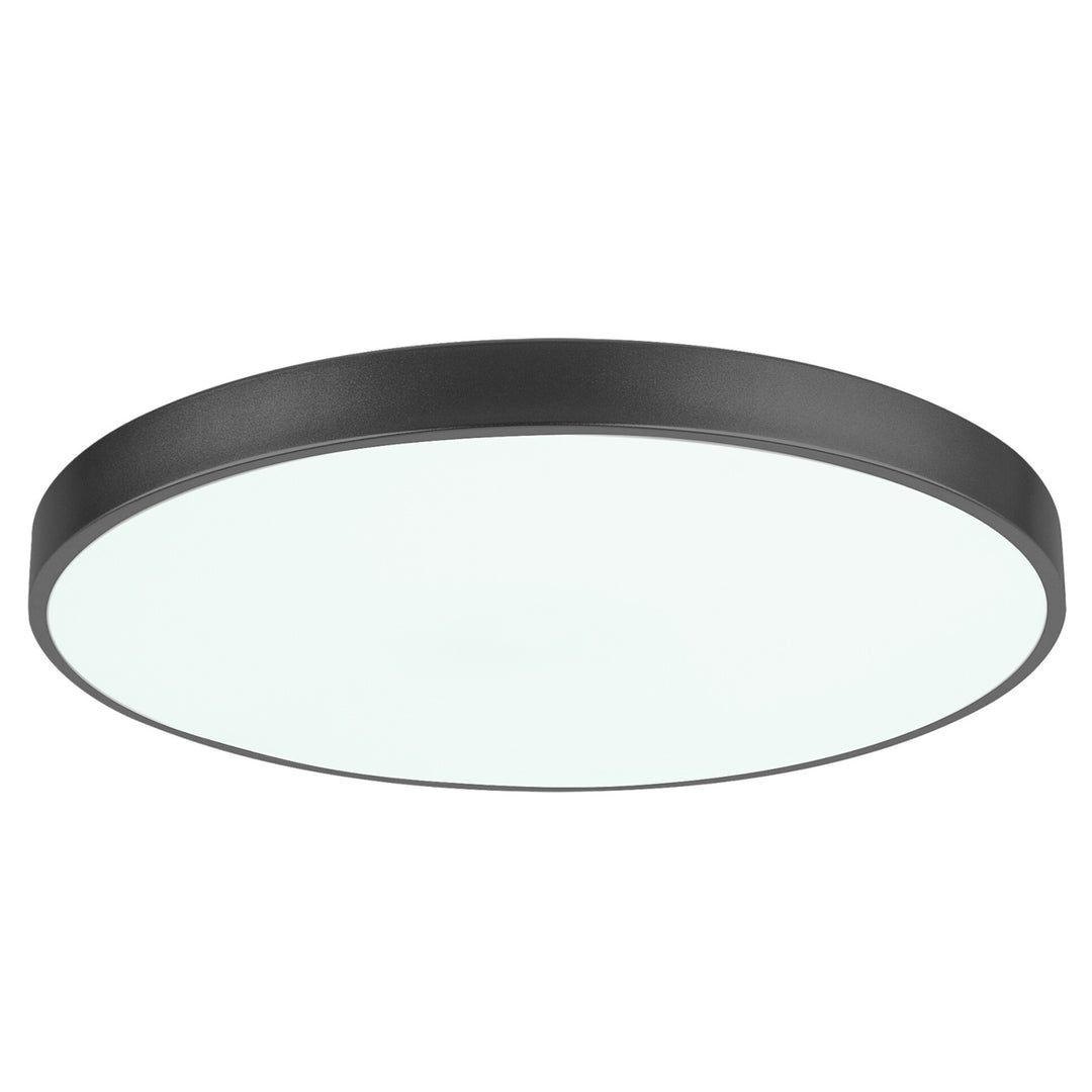 Plafoniera Tesia, ind. Ceil.LED 60W, nero,Diamtero 60cm - plafoniera a soffitto