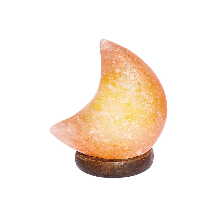 Wasabi, Lampada decorativa di sale LED RGB 1W marrone Luna