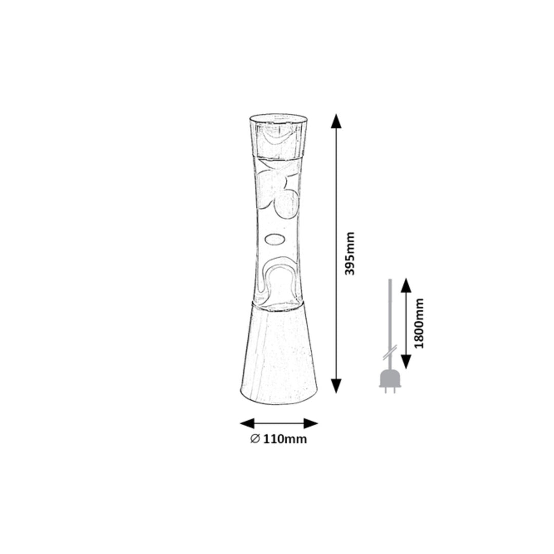 Minka,lavalamp Gy6.35 20W, 39,5 cm arcobaleno - lampada decorativa