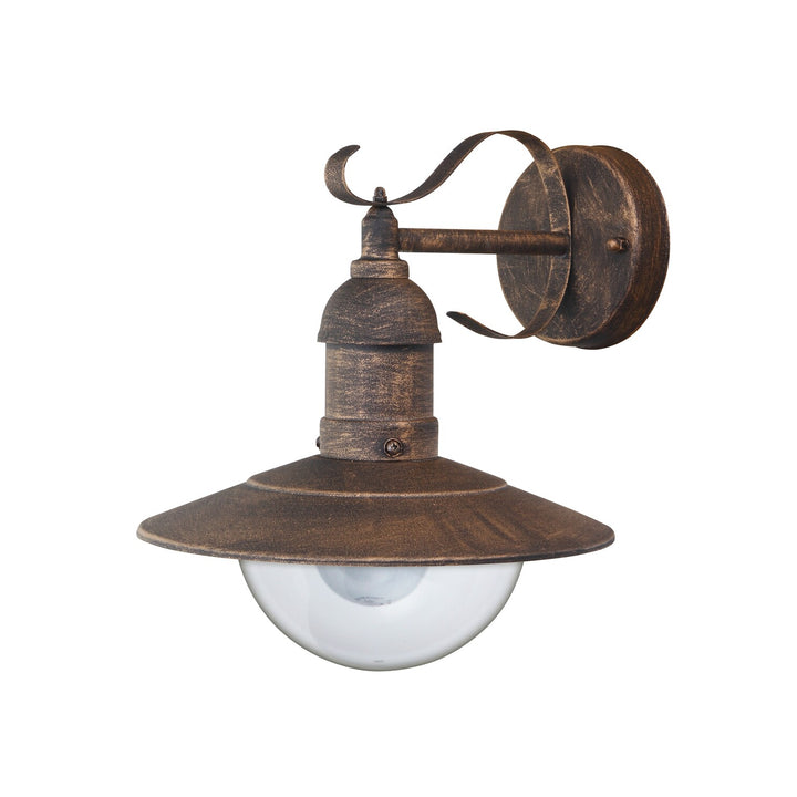 Oslo lampada da parete per esterni E27 60W Oro IP44
