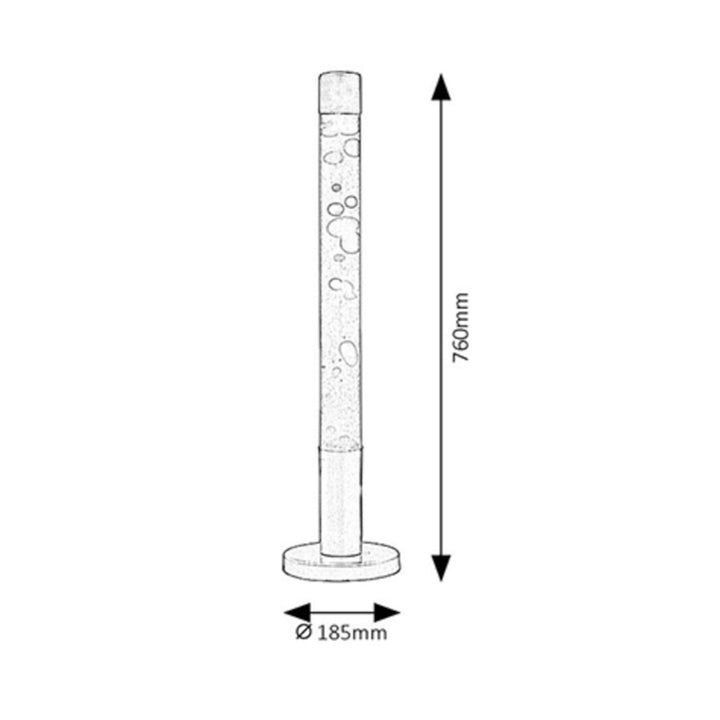 Lampada decorativa Dovce lavalamp E14 40W rosso-giallo