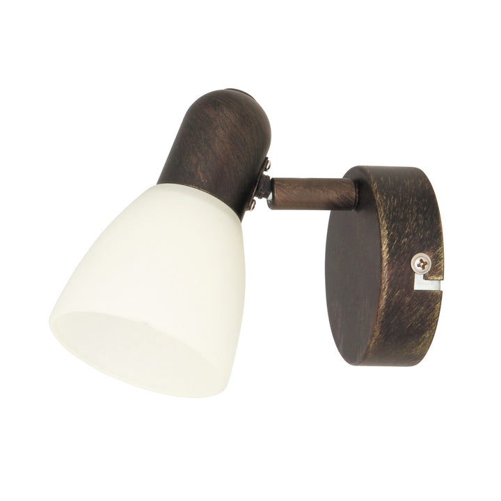 Soma spot Lampa ścienna E14 1x40W antic brown cream