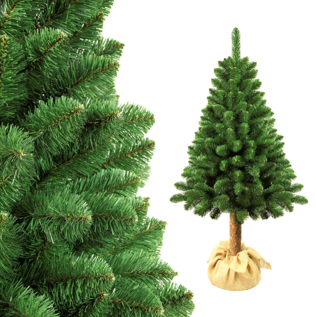 Albero di Natale Pino artificiale su tronco Altezza 200 cm - alta qualità