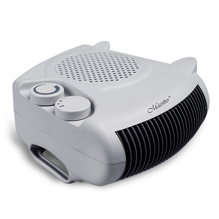 Maestro MR-921 Termoventilatore elettrico 2000W 3modalità di funzionamento Ventola calda e fredda  Grigio