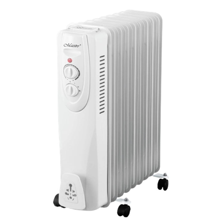 Maestro MR-950 Radiatore elettrico ad olio  Riscaldatore 2000W 9 alette 3 impostazioni di calore 800 /1200 /2000 W Termostato
