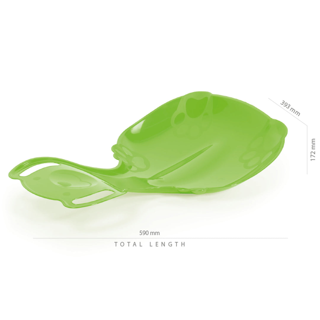 Prosperplast Polar Bear 2 Scivolo da neve in plastica  verde