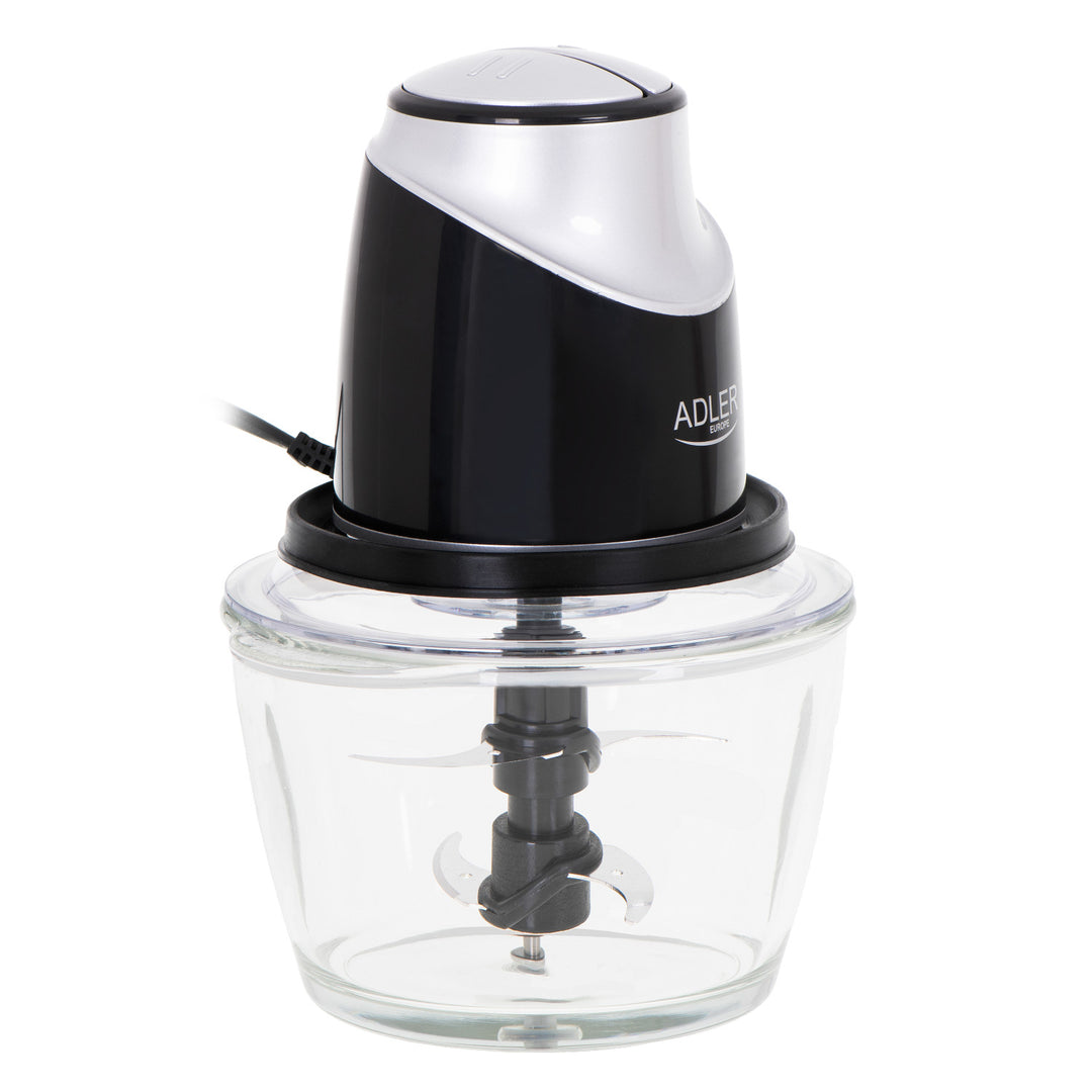 Tritatutto con ciotola in vetro Adler AD 4082 300W lame in acciaio inox