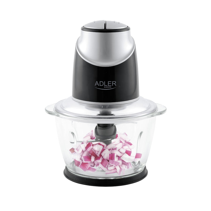 Tritatutto con ciotola in vetro Adler AD 4082 300W lame in acciaio inox