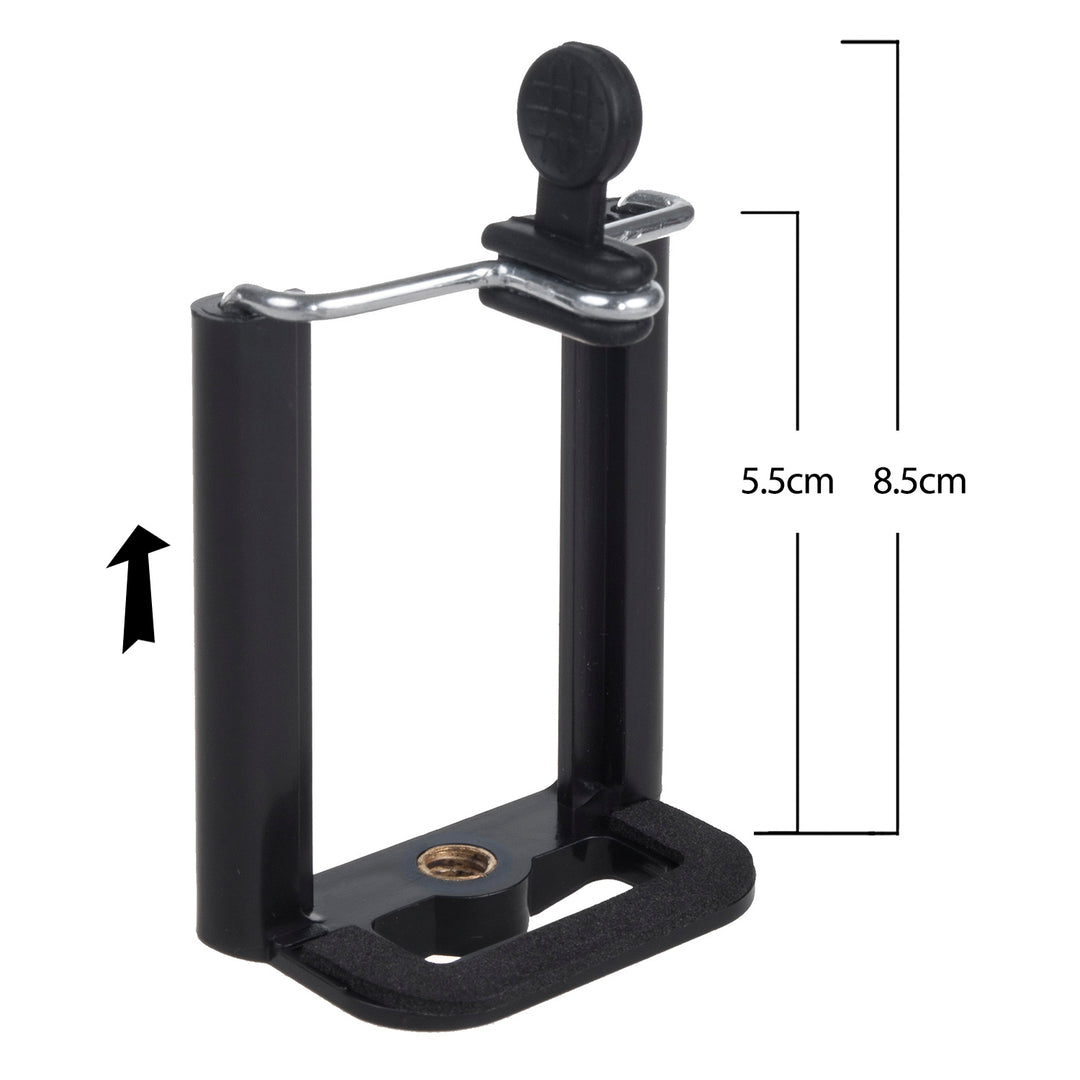Maclean MC-164 Treppiede universale 1/4" , per fotocamere, videocamere, smartphone, luci anulari max. 1050 mm, max. 2 kg, MC-164
