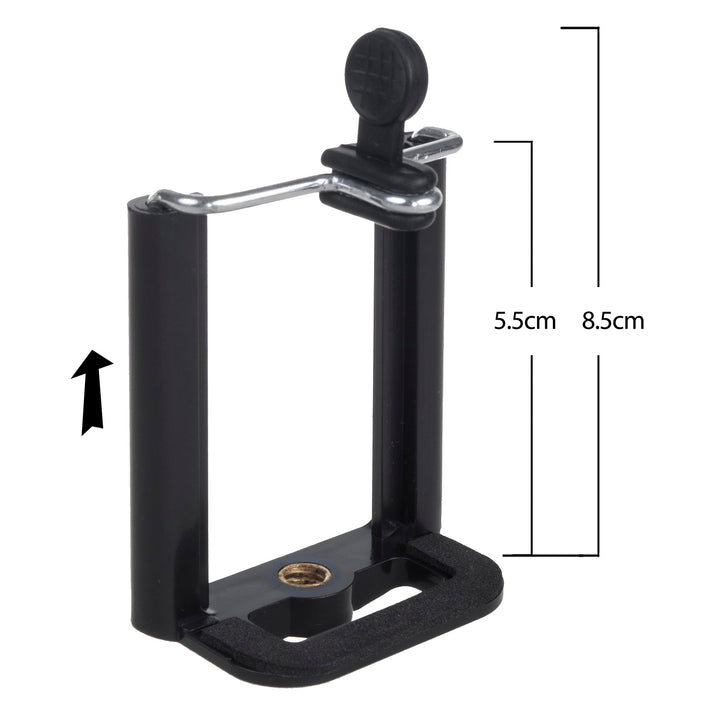 Maclean MC-164 Treppiede universale 1/4" , per fotocamere, videocamere, smartphone, luci anulari max. 1050 mm, max. 2 kg, MC-164