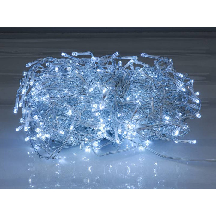 Ghirlanda luminosa ML50Z 100 ghiaccioli 500 Led 15m bianco freddo IP44