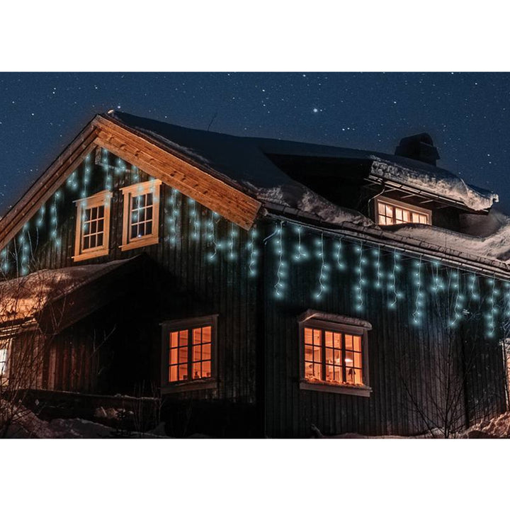 Ghirlanda luminosa ML50Z 100 ghiaccioli 500 Led 15m bianco freddo IP44