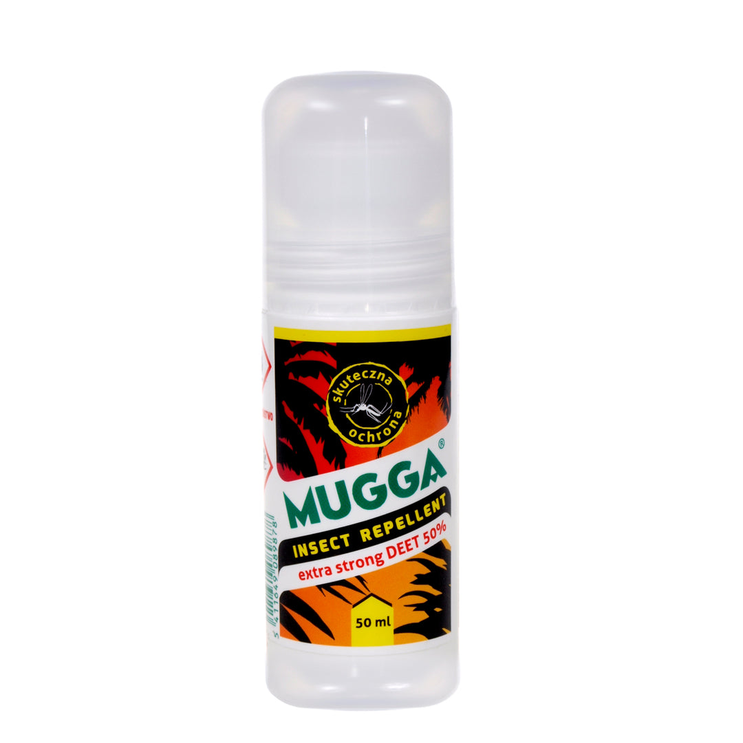 Zestaw Mugga Spray forte + Roll On 50% Deet Mugga