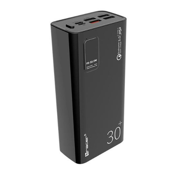 Tracer Modes Carica rapida Powerbank Batteria esterna 3000mAh USB-C 4 x USB 2.0 Carica rapida QC3.0 Carica rapida Erogazione di potenza PD 22,5W + SPC