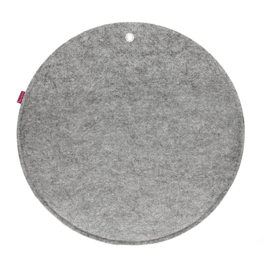 Organizzatore da parete rotondo  con tasche grigio XL - 45 cm