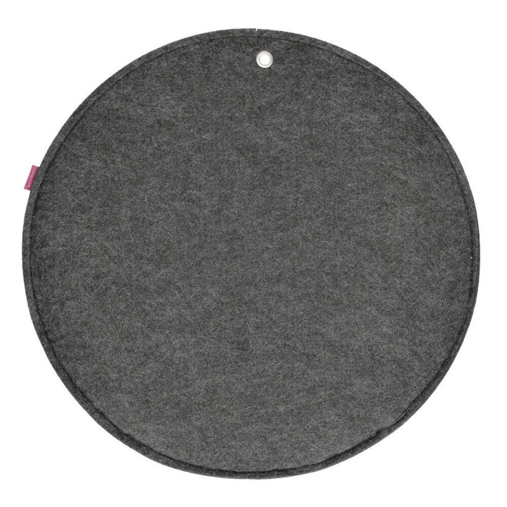Organizzatore da parete rotondo con taschee antracite L - 35 cm