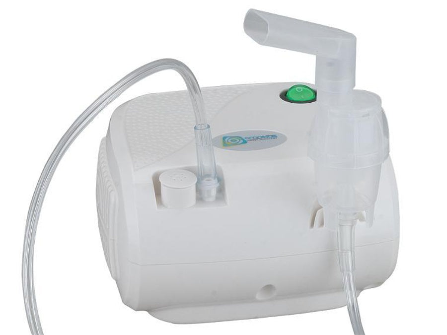 Inalatore a compressore Omnibus BR-CN116 bianco + tubo + borsa