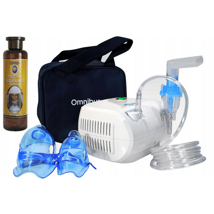 Inalatore a compressore Omnibus BR-CN116 bianco + nebbia salina