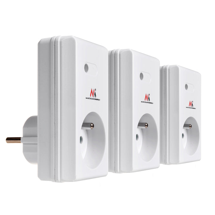 Presa wireless MCE153 3 pz. 3600W + 2 telecomandi + batterie per telecomandi