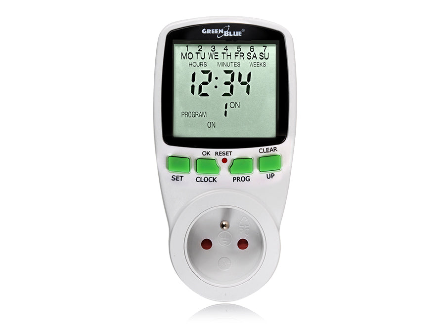 Set di contatori di energia GreenBlue GB202 + progrmatore GreenBlue GB105