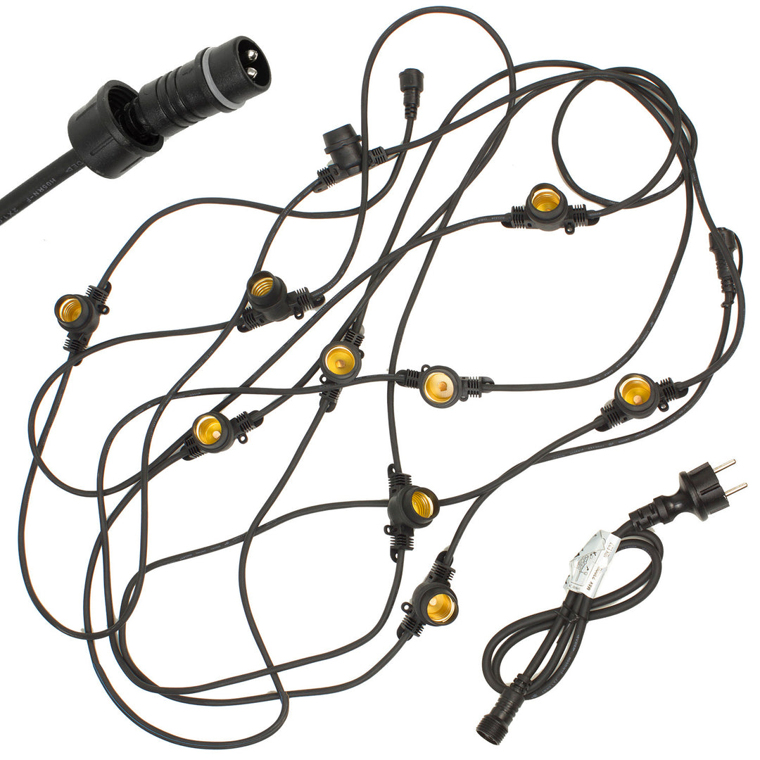Ghirlanda luminosa da giardino 10 m catena LED MCE410