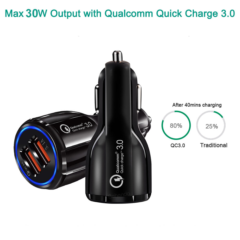 Caricatore per auto USB Maclean Energy 6100 mA + cavo