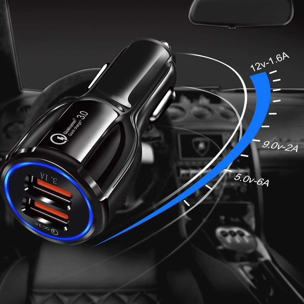 Caricatore per auto USB Maclean Energy 6100 mA + cavo
