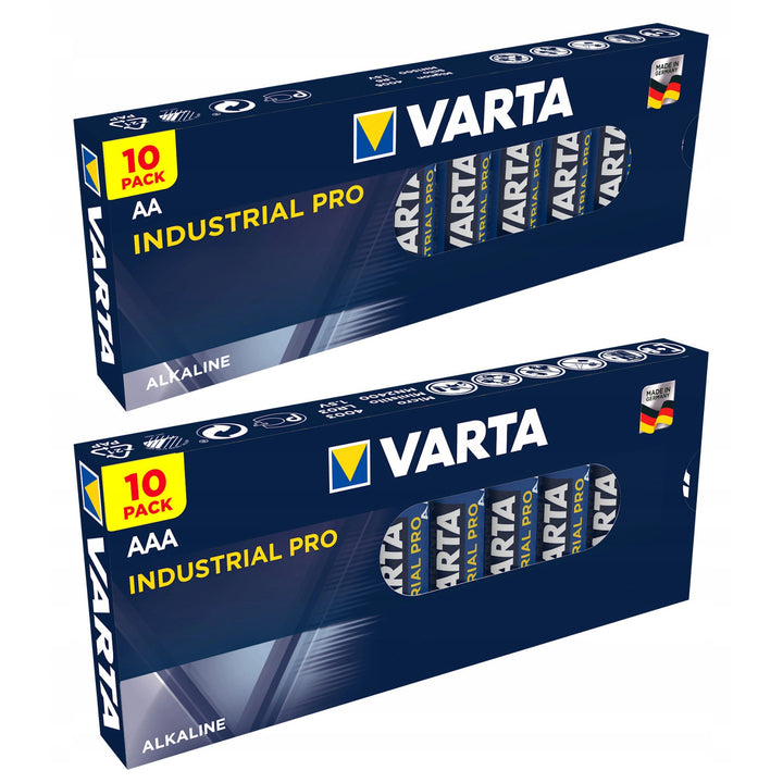 Set di batterie alcaline Varta Industrial AA AAA 20 pz.