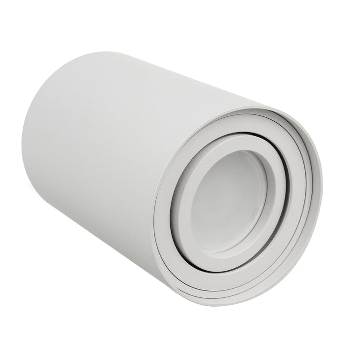3x Maclean Round Plafond White MCE422 + 3x lampadina LED GU10 5W 4000K