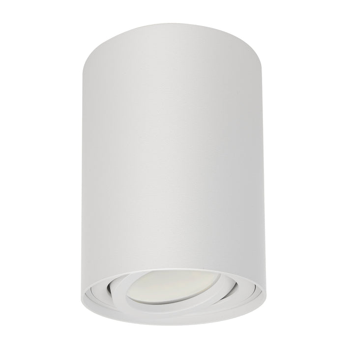 3x Maclean Round Plafond White MCE422 + 3x lampadina LED GU10 5W 4000K