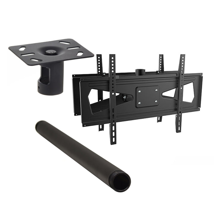 Supporto a soffitto per due televisori MC-703 con MC-706 e MC-707
