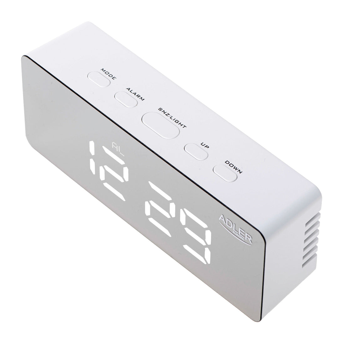 Sveglia con display LED e termometro Adler AD 1189 W