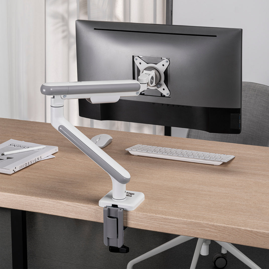 Supporto per monitor LCD Ergo Office, molla a gas, VESA 75x75 e 100x100, 17-32" 9kg, ER-751