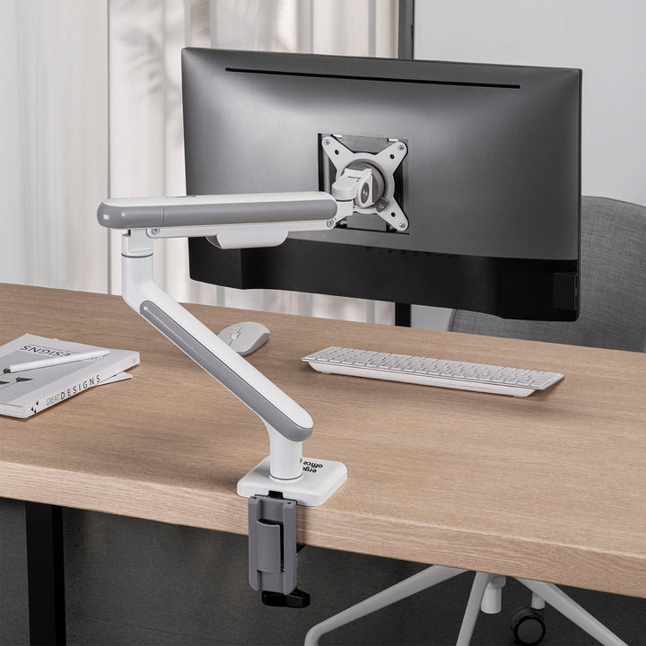 Supporto per monitor LCD Ergo Office, molla a gas, VESA 75x75 e 100x100, 17-32" 9kg, ER-751