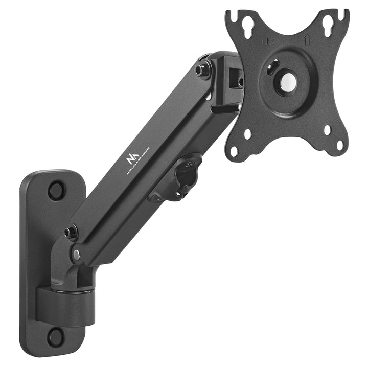 Supporto a parete per monitor Maclean, 17-27'', 7 kg max, molla a gas, MC-458