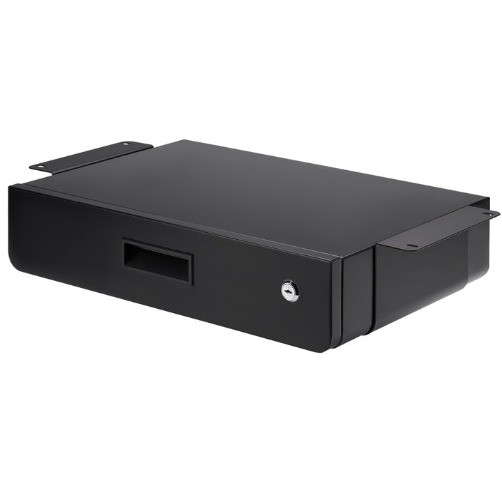 Cassetto ergonomico sotto la scrivania, organizer Maclean, nero, max 5 kg, MC-461