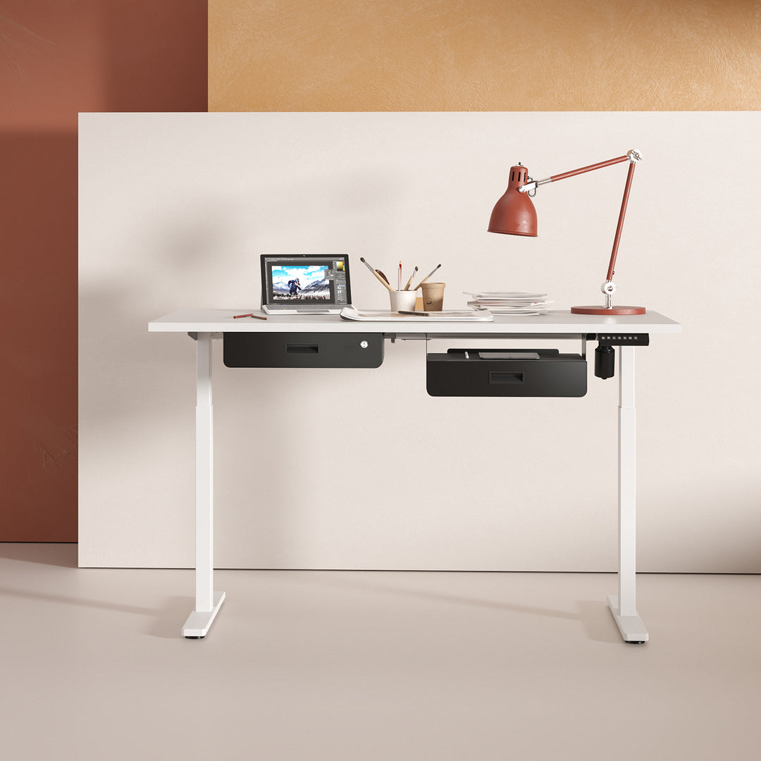 Cassetto ergonomico sotto la scrivania, organizer Maclean, nero, max 5 kg, MC-461