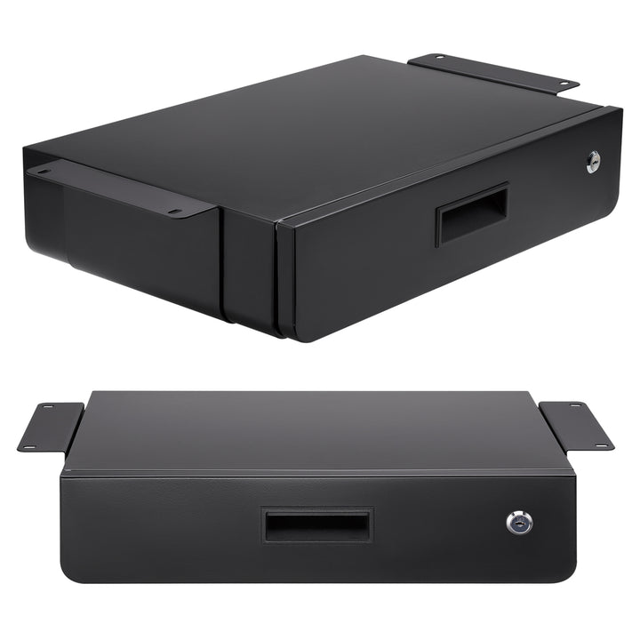 Cassetto ergonomico sotto la scrivania, organizer Maclean, nero, max 5 kg, MC-461