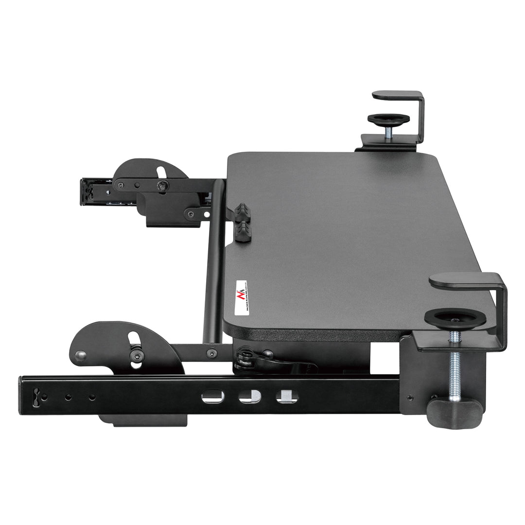 Supporto per tastiera sotto la scrivania Maclean, regolabile, 5 kg max, 67x24 cm, MC-462