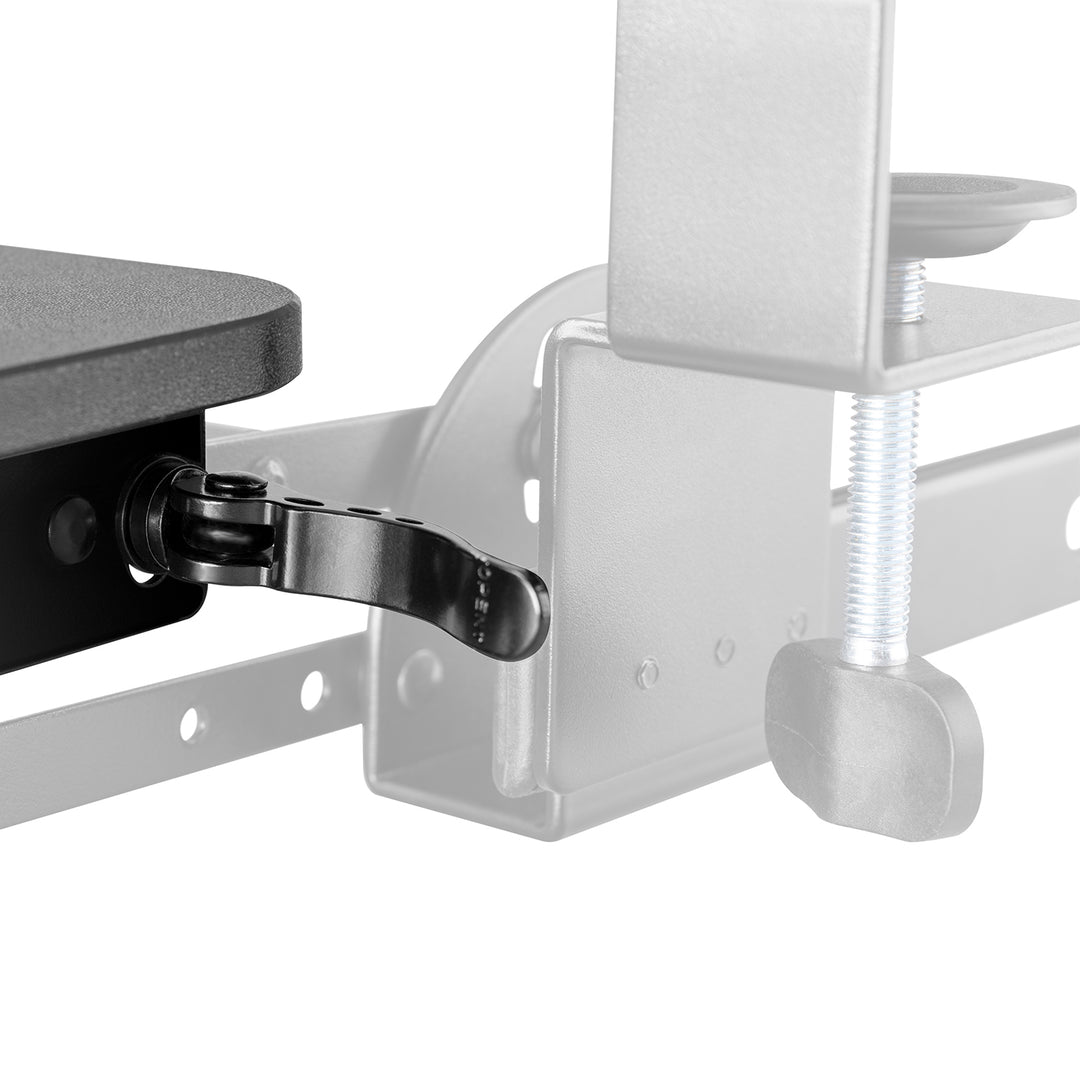 Supporto per tastiera sotto la scrivania Maclean, regolabile, 5 kg max, 67x24 cm, MC-462