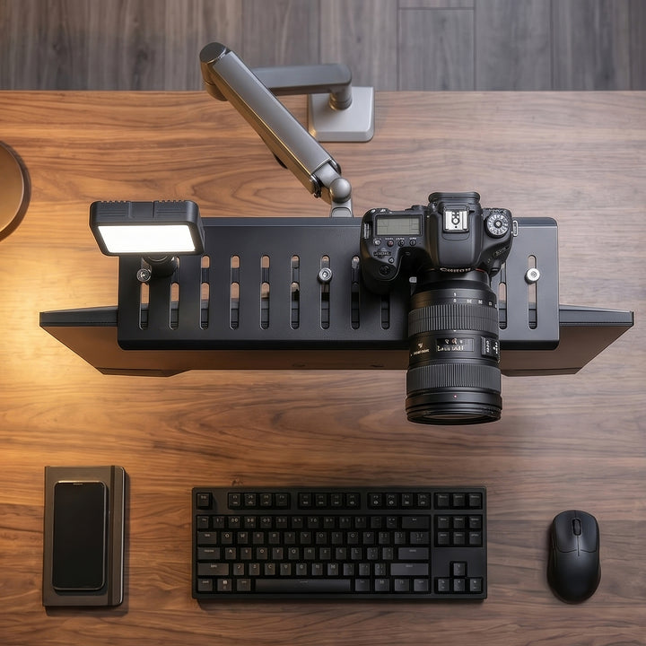 Staffa / ripiano per fotocamera / videocamera / illuminatore All-In-One NanoRS, YouTube, VESA 100x100, RS464