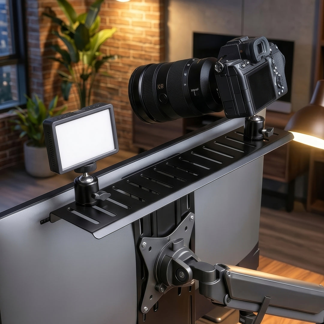 Staffa / ripiano per fotocamera / videocamera / illuminatore All-In-One NanoRS, YouTube, VESA 100x100, RS464