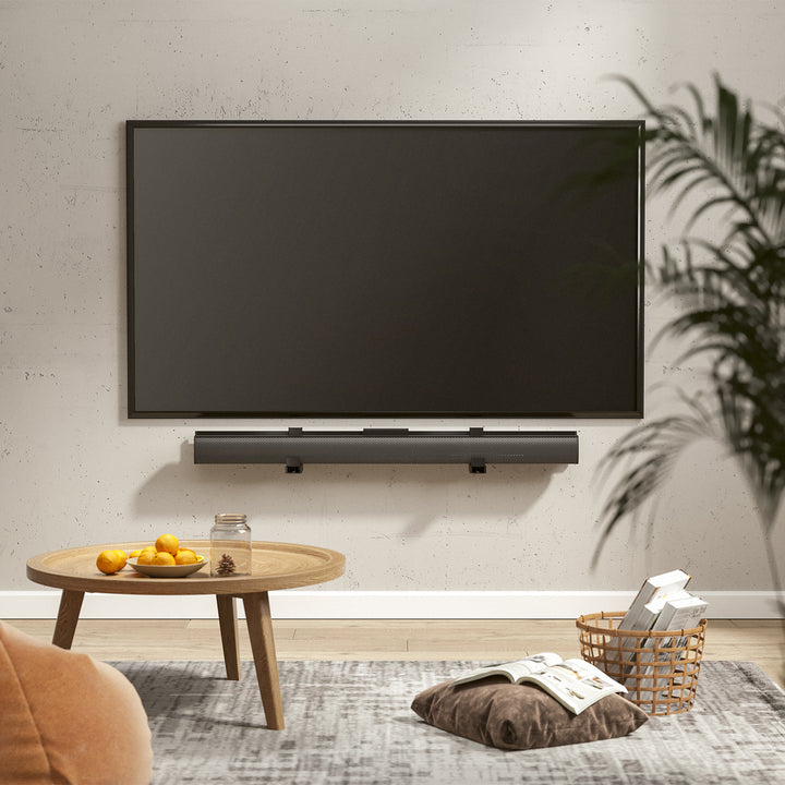 Supporto soundbar regolabile Maclean, profondità 86~155 mm, 15 kg max, MC-465 Montaggio TV