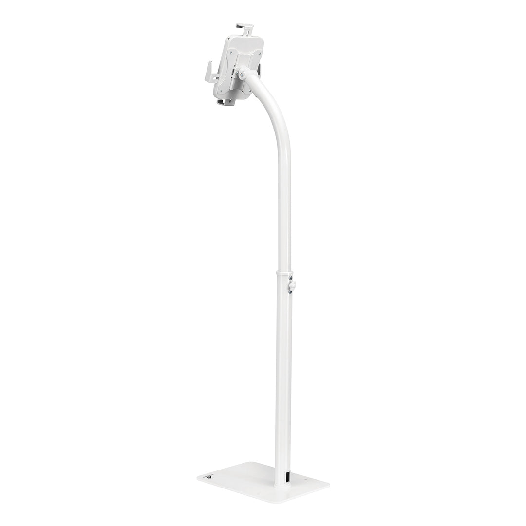 Supporto pubblicitario per tablet Maclean, montaggio a pavimento con blocco, 7,9"-11", universale, MC-467W