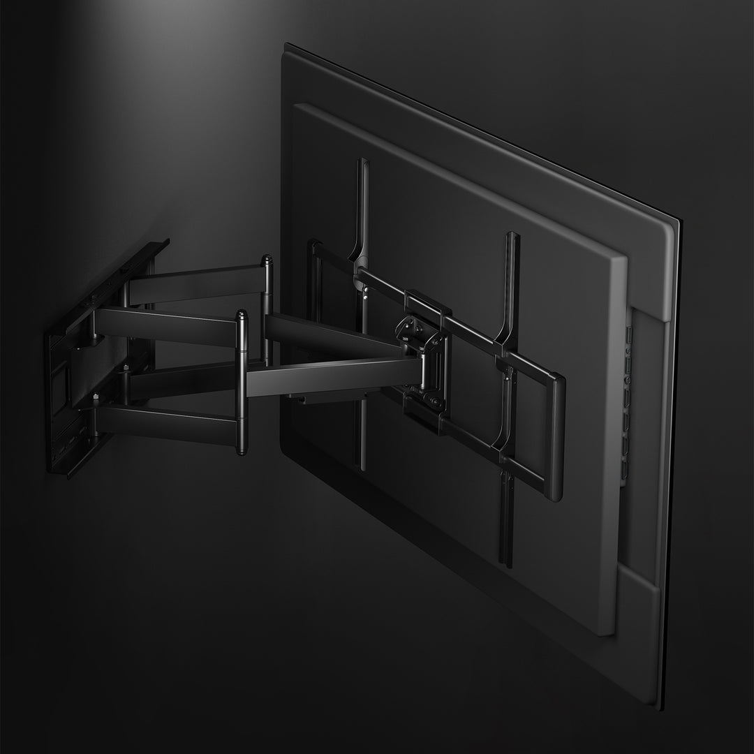Supporto TV economico Maclean, max VESA900x600, 60-120", 120kg, nero, MC-482