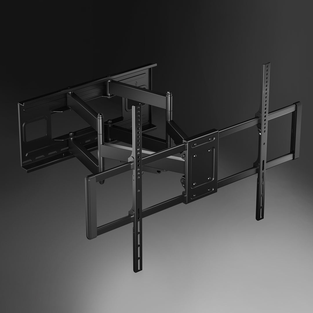 Supporto TV economico Maclean, max VESA900x600, 60-120", 120kg, nero, MC-482
