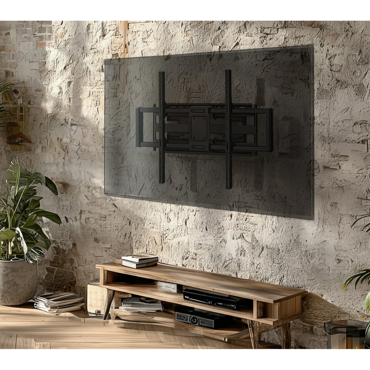 Supporto TV economico Maclean, max VESA900x600, 60-120", 120kg, nero, MC-482